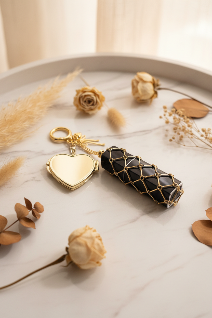 Heart keychain