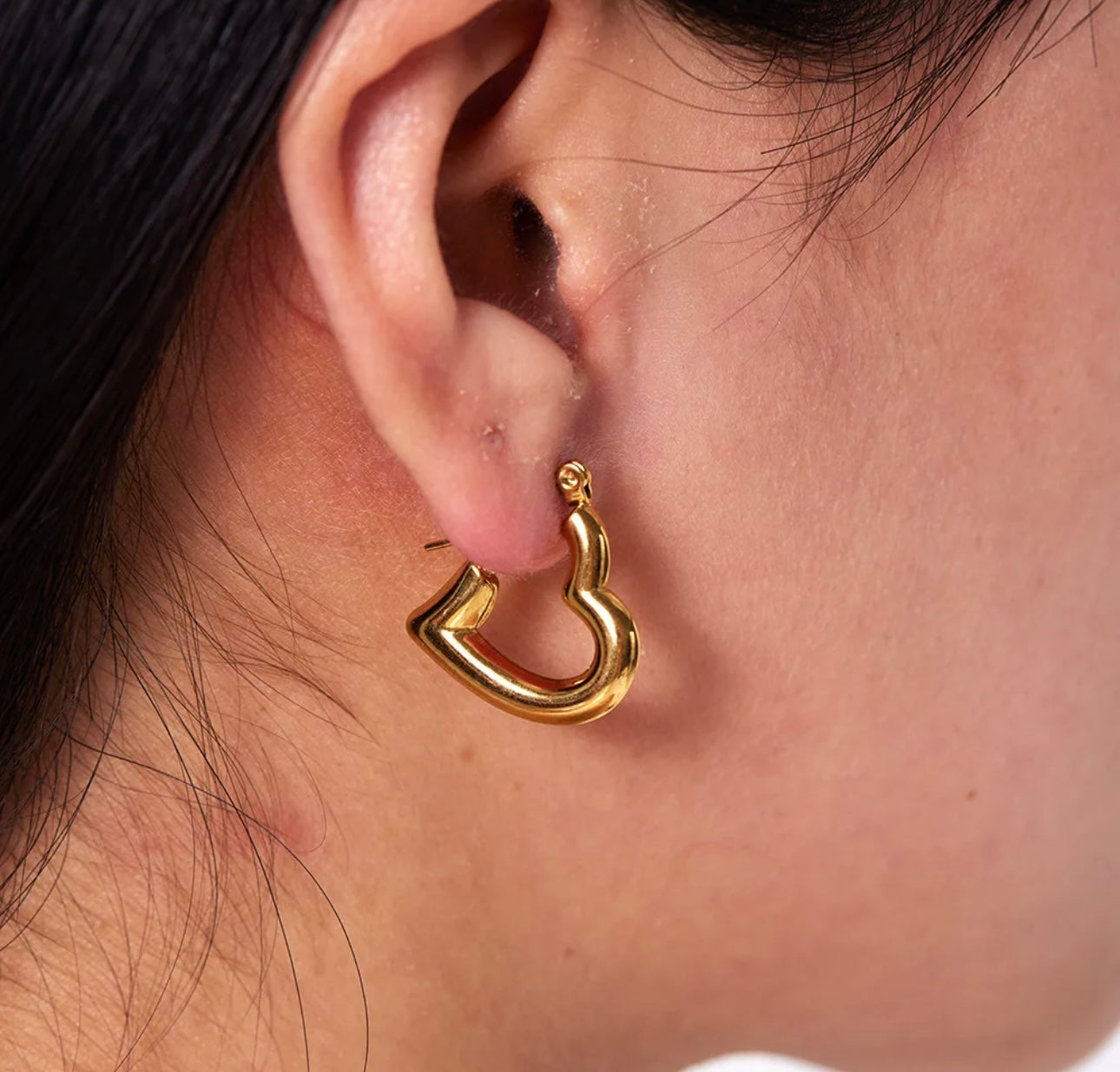 Chic Heart Hoops kohi