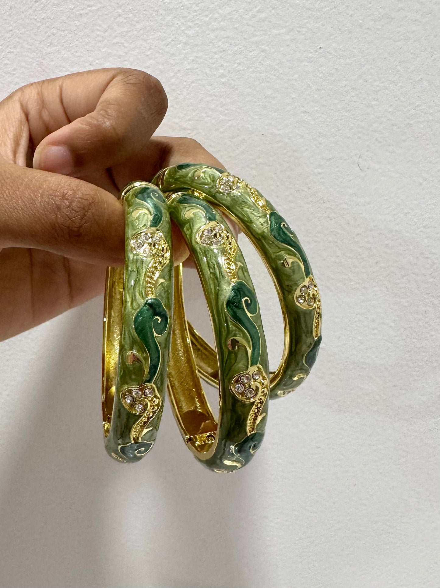 Pastel Wave Italian Bangle