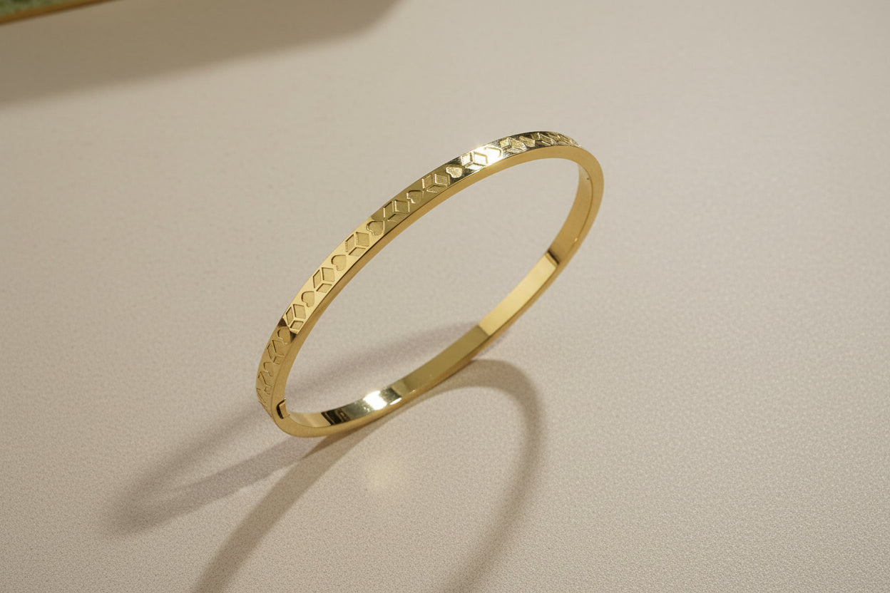 Engraved bracelet