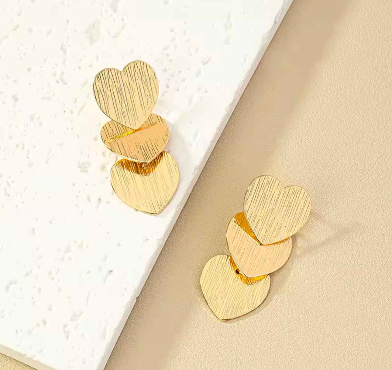 Drop Heart earing kohi