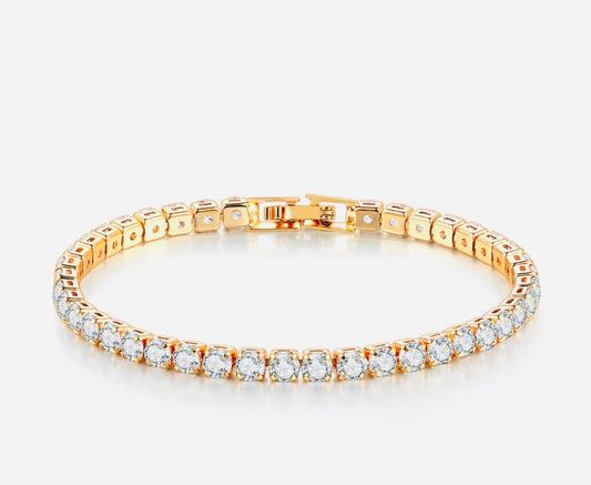 Gold Tennis Bracelet