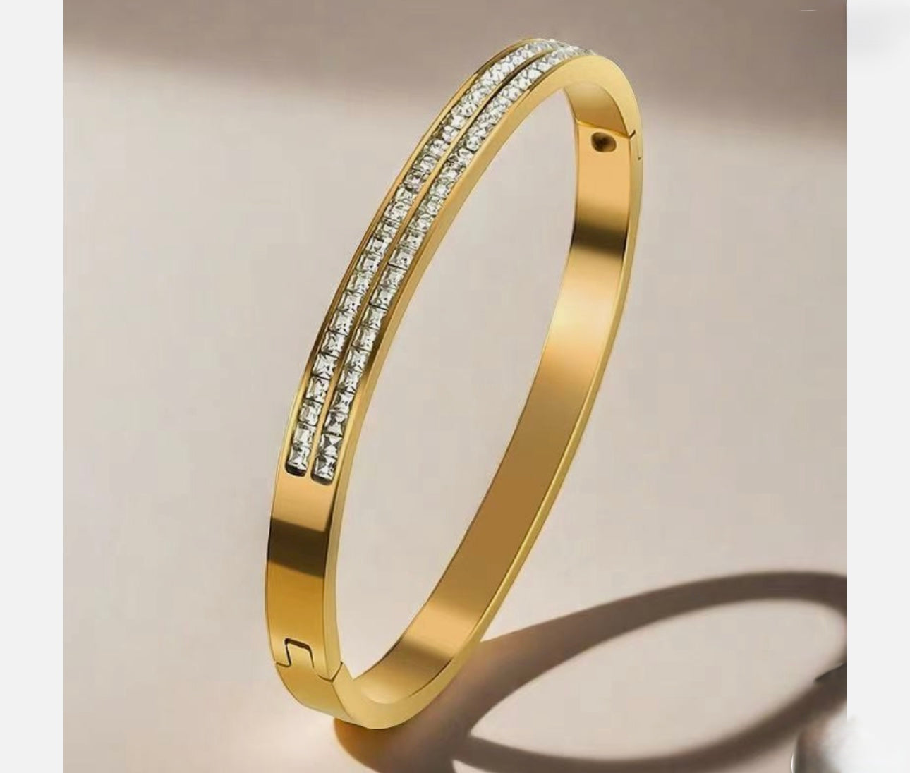 Double Diamond Bangle