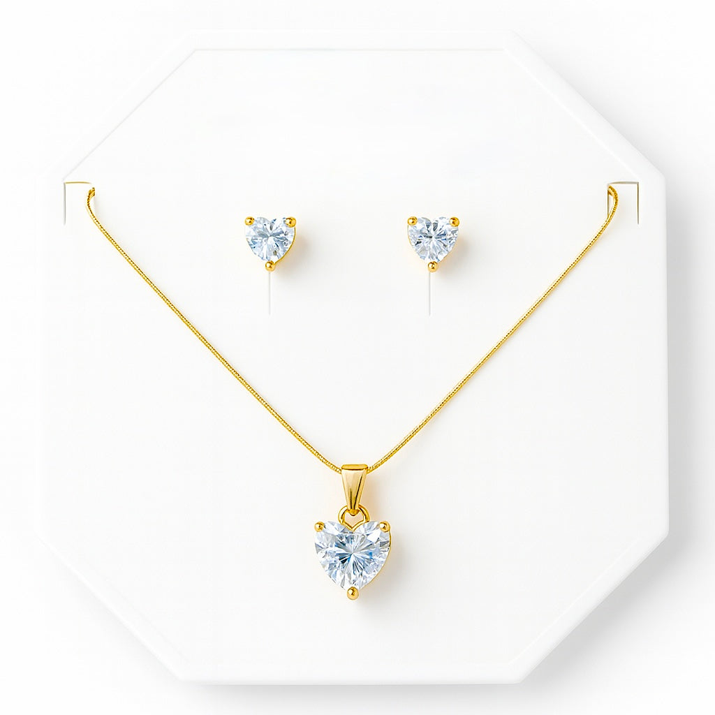 Heart Zirconia Combo Set kohi shop