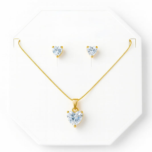Heart Zirconia Combo Set kohi shop