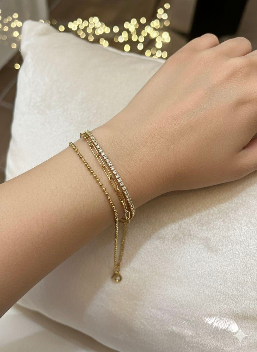 Stacking Loss Zirconia Bracelet