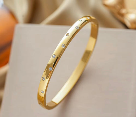 Shinny Zircon Bangle kohi shop