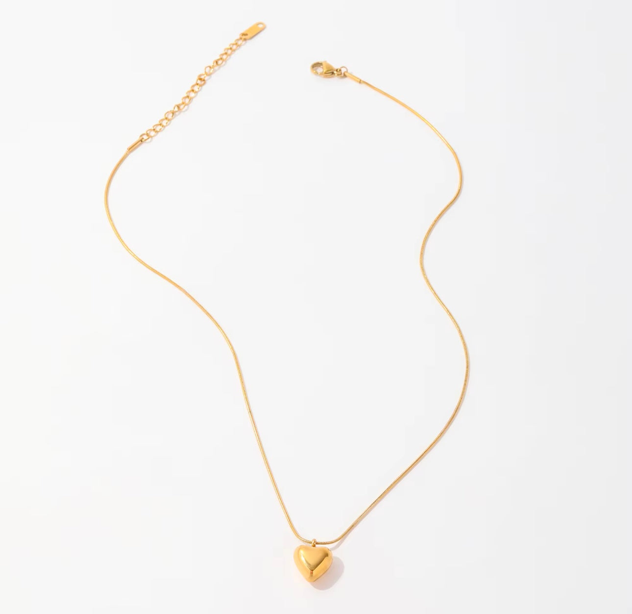 Classic Gold Heart Necklace kohi