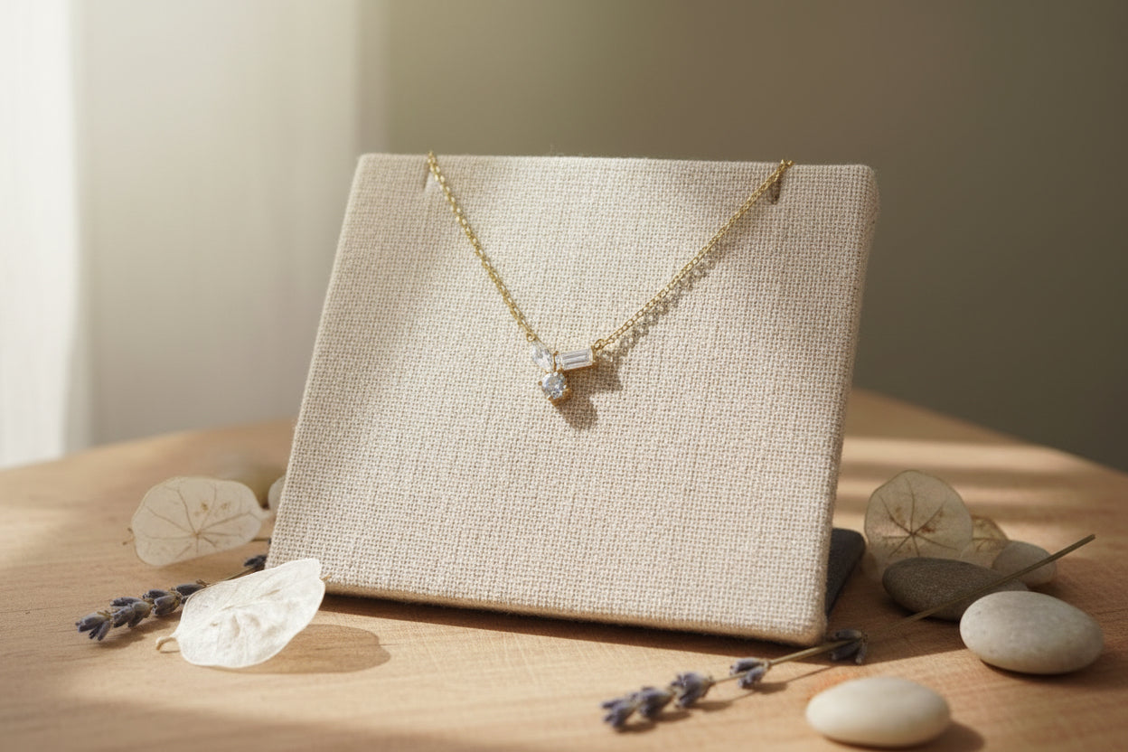 Zirconia Diamond Necklace