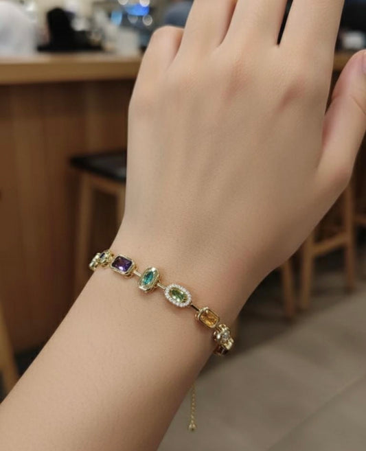 Multi Zirconia Diamond Bracelet