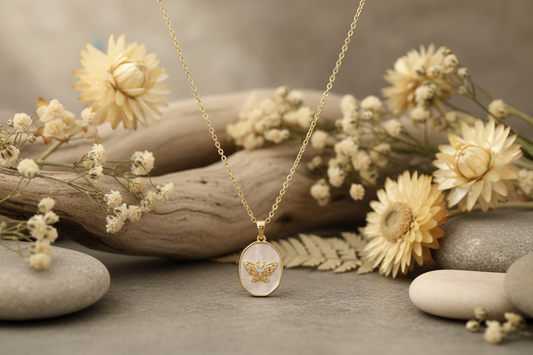 Vintage Butterfly Necklace