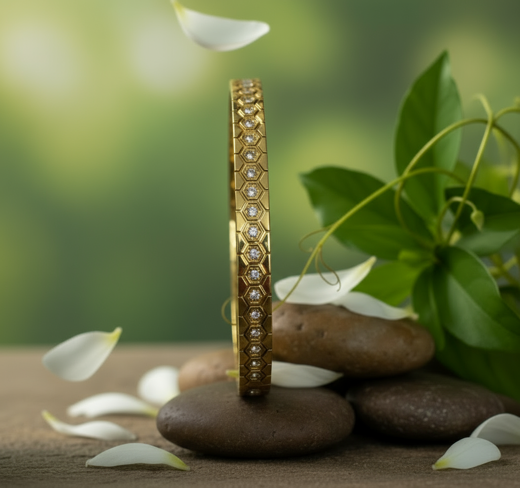 Zirconia Diamond Bangle