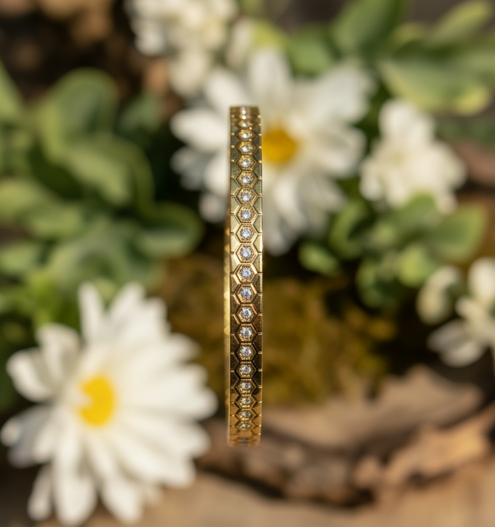 Zirconia Diamond Bangle