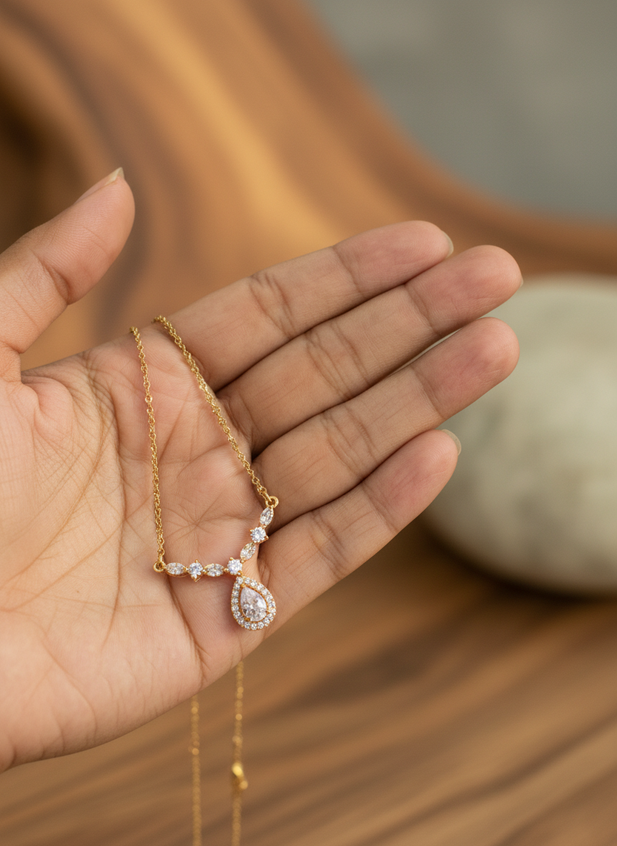 Zirconia Diamond Necklace