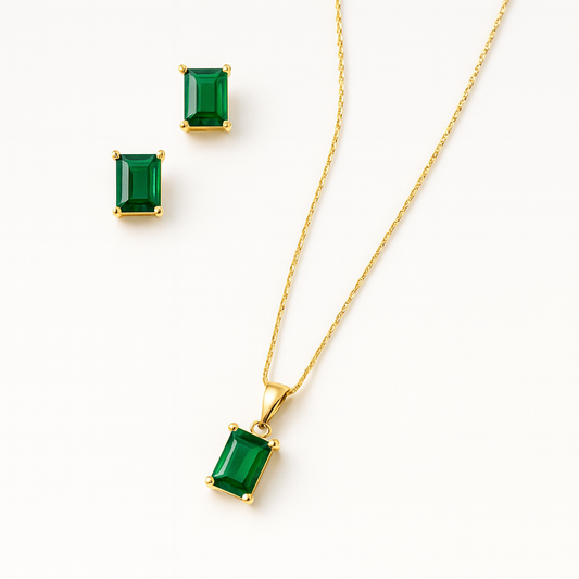 Emerald Zirconia Combo Set kohi shop