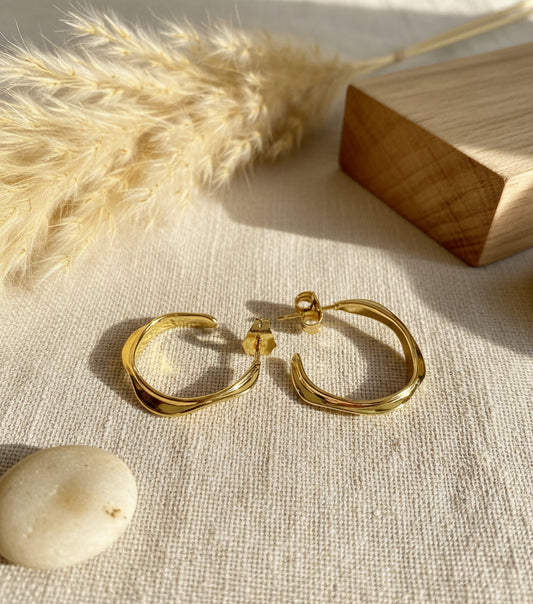 Classic Wave Hoops kohi